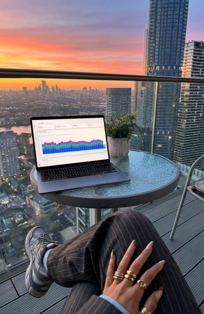 Sofia Reyes using the Ethereum Valuation Terminal